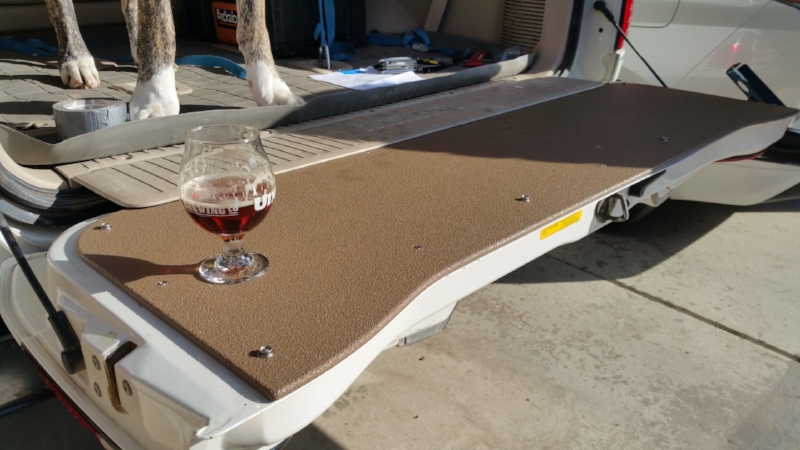 80 Series tailgate cover — TrekboxX Expedition Systems